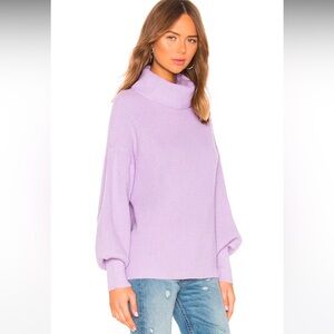 Lover and Friends Frankie knit sweater lavender superdown size s